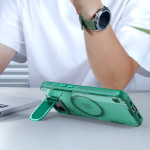 Nillkin Iceblade Prop Magnetic Case with Camera Cover and Stand for iPhone 16e / 17e - Green