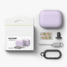 „Ringke“ silikoninis dėklas, skirtas „AirPods Pro 3“ ausinėms – violetinis