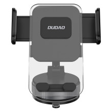 Dudao F24PLUS automobilio laikiklis su siurbtuku, skirtas prietaisų skydeliui - juodas