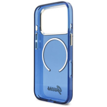 „Guess IML Script“ metalinis „MagSafe“ dėklas, skirtas „iPhone 17 Pro Max“ – mėlynas