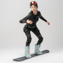 Qunature Ski Hip Protectors - Advanced XL Skis Snowboard Skates - Black