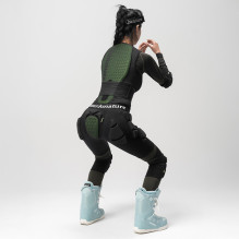 Qunature Ski Hip Protectors - Advanced XL Skis Snowboard Skates - Black