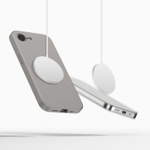 „Tech-Protect“ silikoninis „MagSafe“ dėklas, skirtas „iPhone 16E / 17E“ – pilkas