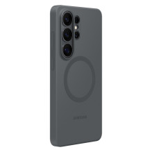 „Samsung“ silikoninis magnetinis dėklas, skirtas „Samsung Galaxy S26 Ultra“, suderinamas su „MagSafe“ – juodas
