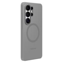 „Samsung“ silikoninis magnetinis dėklas, skirtas „Samsung Galaxy S26 Ultra“, suderinamas su „MagSafe“ – pilkas