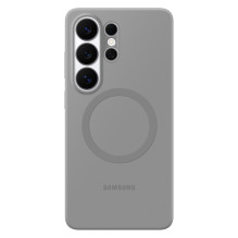 „Samsung“ silikoninis magnetinis dėklas, skirtas „Samsung Galaxy S26 Ultra“, suderinamas su „MagSafe“ – pilkas