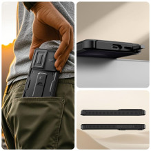 „Tech-Protect Kevlar Cam+“ dėklas, skirtas „Samsung Galaxy S26 Ultra“ – juodas „Tech-Protect Kevlar Cam+“ dėklas, skirtas „Samsung Galaxy S26 Ultra“ – juodas