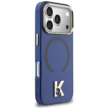 „Karl Lagerfeld IML K Head Logo MagSafe“ dėklas, skirtas „iPhone 17 Pro“ – mėlynas „Karl Lagerfeld IML K Head Logo MagSafe“ dėklas, skirtas „iPhone 17 Pro“ – mėlynas
