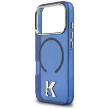 „Karl Lagerfeld IML K Head Logo MagSafe“ dėklas, skirtas „iPhone 17 Pro“ – mėlynas „Karl Lagerfeld IML K Head Logo MagSafe“ dėklas, skirtas „iPhone 17 Pro“ – mėlynas