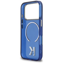 „Karl Lagerfeld IML K Head Logo MagSafe“ dėklas, skirtas „iPhone 17 Pro“ – mėlynas „Karl Lagerfeld IML K Head Logo MagSafe“ dėklas, skirtas „iPhone 17 Pro“ – mėlynas