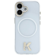 „Karl Lagerfeld IML K Head Logo MagSafe“ dėklas, skirtas „iPhone 17“ – skaidrus „Karl Lagerfeld IML K Head Logo MagSafe“ dėklas, skirtas „iPhone 17“ – skaidrus