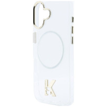 „Karl Lagerfeld IML K Head Logo MagSafe“ dėklas, skirtas „iPhone 17“ – skaidrus „Karl Lagerfeld IML K Head Logo MagSafe“ dėklas, skirtas „iPhone 17“ – skaidrus
