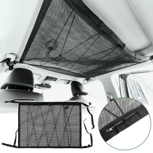 Wozinsky universalus automobilio lubų organizatorius su tinkleliu - juodas Wozinsky universalus automobilio lubų organizatorius su tinkleliu - juodas