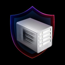 „Orico 8848U4 DAS“ serijos 4 lizdų M.2 NVMe SSD diskų masyvas – baltas