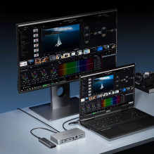 „Orico“ USB4 „Thunderbolt 5“ laidas, 80 Gbps, 240 W, USB-C į USB-C, 1,5 m, juodas