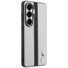 BMW Perforated Stripe Logo MagSafe Case for Samsung Galaxy S26 Ultra - Gray
