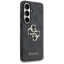 Guess 4G Big Metal Logo Case for Samsung Galaxy S26 - Black