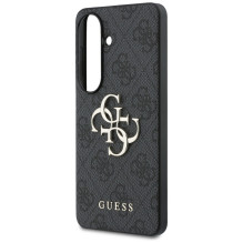 Guess 4G Big Metal Logo Case for Samsung Galaxy S26 - Black
