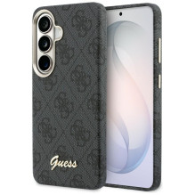 „Guess 4G Script MagSafe“ dėklas, skirtas „Samsung Galaxy S26“ – juodas