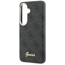Guess 4G Script MagSafe Case for Samsung Galaxy S26 - Black