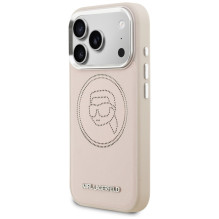 „Karl Lagerfeld K Head Point Logo MagSafe“ dėklas, skirtas „iPhone 17 Pro“ – rožinis „Karl Lagerfeld K Head Point Logo MagSafe“ dėklas, skirtas „iPhone 17 Pro“ – rožinis