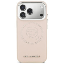 „Karl Lagerfeld K Head Point Logo MagSafe“ dėklas, skirtas „iPhone 17 Pro“ – rožinis „Karl Lagerfeld K Head Point Logo MagSafe“ dėklas, skirtas „iPhone 17 Pro“ – rožinis