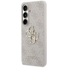 Guess 4G Big Metal Logo Case for Samsung Galaxy S26 - Pink