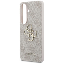 Guess 4G Big Metal Logo Case for Samsung Galaxy S26 - Pink