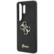 Guess Fixed Glitter Big 4G Metal Logo case for Samsung Galaxy S26 Ultra - black