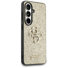 Guess Fixed Glitter Big 4G Metal Logo case for Samsung Galaxy S26 - gold