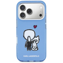 „Karl Lagerfeld Karl Choupette Back MagSafe“ dėklas, skirtas „iPhone 17 Pro“ – mėlynas „Karl Lagerfeld Karl Choupette Back MagSafe“ dėklas, skirtas „iPhone 17 Pro“ – mėlynas