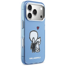 „Karl Lagerfeld Karl Choupette Back MagSafe“ dėklas, skirtas „iPhone 17 Pro“ – mėlynas „Karl Lagerfeld Karl Choupette Back MagSafe“ dėklas, skirtas „iPhone 17 Pro“ – mėlynas