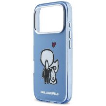 „Karl Lagerfeld Karl Choupette Back MagSafe“ dėklas, skirtas „iPhone 17 Pro“ – mėlynas „Karl Lagerfeld Karl Choupette Back MagSafe“ dėklas, skirtas „iPhone 17 Pro“ – mėlynas