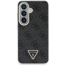 Guess 4G Triangle Logo MagSafe Case for Samsung Galaxy S26 - Black