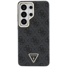 „Guess 4G“ trikampio logotipo „MagSafe“ dėklas, skirtas „Samsung Galaxy S26 Ultra“ – juodas