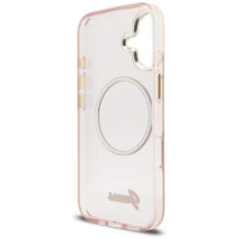 Guess IML Script Metal MagSafe Case for iPhone 17 - Pink