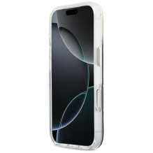 „Guess IML Gradient Script“ metalinis „MagSafe“ dėklas, skirtas „iPhone 17 Pro Max“ – juodas