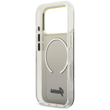 Guess IML Gradient Script Metal MagSafe Case for iPhone 17 Pro Max - Black