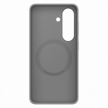 „Samsung“ silikoninis magnetinis dėklas, skirtas „Samsung Galaxy S26“, suderinamas su „MagSafe“ – pilkas