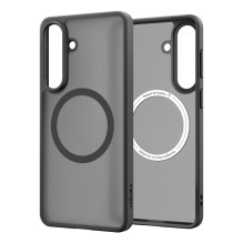 „Samsung Capella“ magnetinis dėklas, skirtas „Samsung Galaxy S26+“, suderinamas su „MagSafe“ – juodas
