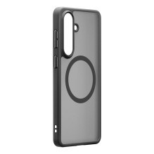 „Samsung Capella“ magnetinis dėklas, skirtas „Samsung Galaxy S26+“, suderinamas su „MagSafe“ – juodas