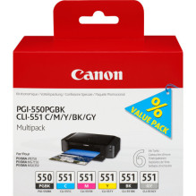 OEM cartridge set Canon PGI-550 / CLI-551