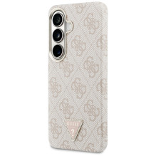 Etui Guess 4G Triangle Logo MagSafe ir Samsung Galaxy S26 – rožowe