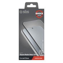 SBS Screenglass 4D grūdintas stiklas Xiaomi Redmi Note 15 Pro+ telefonui