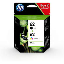 HP No.62 Cartridge Kit (N9J71AE), black and tri-color cartridge HP No.62 Cartridge Kit (N9J71AE), black and tri-color cartridge
