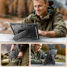 „Tech-Protect Kevlar Pro“ dėklas, skirtas „Samsung Galaxy Tab A9+ / A11+“ – juodas „Tech-Protect Kevlar Pro“ dėklas, skirtas „Samsung Galaxy Tab A9+ / A11+“ – juodas
