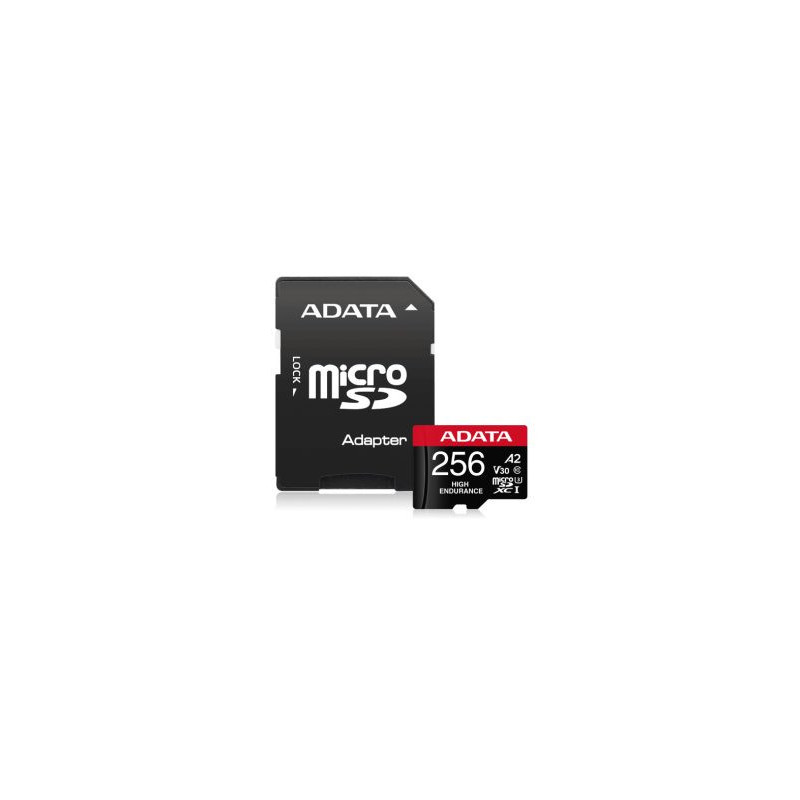 Memory card ADATA High Endurance microSDXC 256GB UHS-I