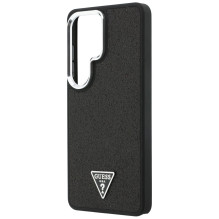 Etui Guess Fixed Glitter Triangle MagSafe na Samsung Galaxy S26 Ultra - czarne