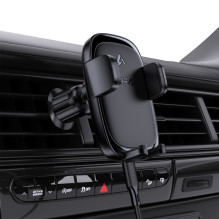 Acefast D48 Car Air Vent Mount with Wireless Charger - Black