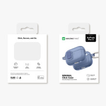 „AmazingThing“ minimalaus dydžio dėklas, skirtas „AirPods Pro 3“ – mėlynas